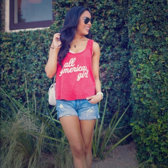 Wildfox Tops - Wildfox All American Girl tank top
